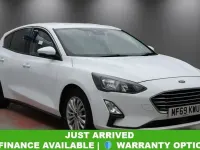 Used Ford Focus Titanium 125 HP (91 kW) 2019 White Hatchback