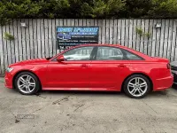 Used Audi A6 S-Line 218 HP (160 kW) 2016 Red Sedan