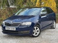 Used Skoda Rapid SE 90 HP (66 kW) 2014 Blue Hatchback