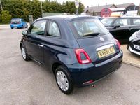 Used Fiat 500 Pop 69 HP (50 kW) 2018 Blue Hatchback