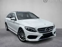 Used Mercedes C220 AMG line 170 HP (125 kW) 2017 White Estate