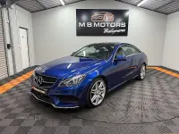 Used Mercedes E220 AMG line 2016 Blue Coupe