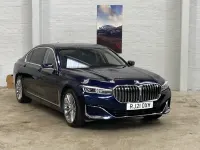 Used BMW 745e Comfort Edition 389 HP (286 kW) 2021 Tanzanite blue Sedan