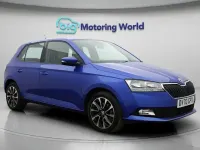 Used Skoda Fabia SE Drive 95 HP (69 kW) 2021 Blue Hatchback