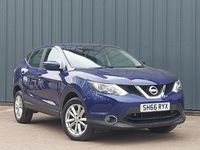 Used Nissan Qashqai Acenta 110 HP (80 kW) 2016 Blue SUV
