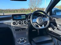 Used Mercedes C300e AMG line 2021 Silver Sedan