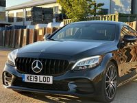 Used Mercedes C200 AMG line 184 HP (135 kW) 2019 Black Coupe