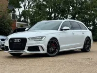 Used Audi A6 S-Line 204 HP (150 kW) 2015 White Estate