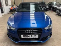 Used Audi A5 Cabriolet S-Line 174 HP (127 kW) 2015 Blue Cabriolet