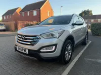 Used Hyundai Santa Fe Premium 2015 Silver SUV