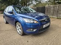 Used Ford Focus Zetec 2010 Blue Hatchback