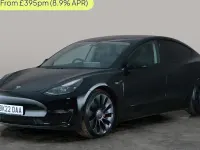 Używany Tesla Model 3 Performance 461 kW (627 KM) 2022 Czarny Sedan/Limuzyna