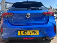 Used Vauxhall Corsa SRi 101 HP (74 kW) 2021 Blue Hatchback