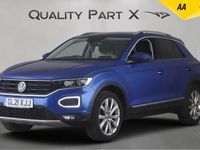 Used VW T-Roc SEL 150 HP (110 kW) 2021 Blue SUV