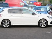 Used Peugeot 308 GT-line 130 HP (95 kW) 2020 White Hatchback