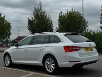Used Skoda Superb SE Technology 150 HP (110 kW) 2017 White Estate