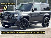 used Land Rover Defender 90 250ps D250 Black Edition MHEV Hard Top Auto 4WD Euro 6 with Sat Nav, Rev Ca