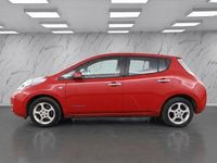 Begagnad Nissan Leaf Acenta 80 kW (109 HK) 2017 Röd Halvkombi