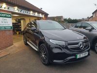 Used Mercedes EQC400 AMG line 300 kW (408 HP) 2022 Black SUV