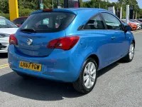 Used Vauxhall Corsa 75 HP (55 kW) 2017 Blue Hatchback