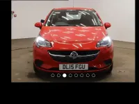 Used Vauxhall Corsa 70 HP (51 kW) 2015 Red Hatchback