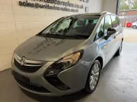 Used Vauxhall Zafira Tourer 165 HP (121 kW) 2014 Silver MPV