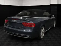 Used Audi A5 Cabriolet S-Line 177 HP (130 kW) 2015 Blue Cabriolet