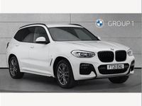 Used BMW X3 M Sport 190 HP (139 kW) 2021 White SUV