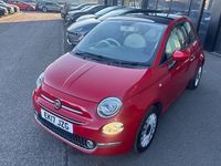 Used Fiat 500 Lounge 69 HP (50 kW) 2017 Red Hatchback