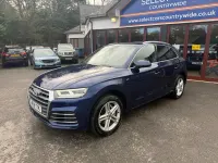 Second-hand Audi Q5 S-Line 286 CP (210 kW) 2018 Albastru SUV