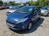 Used Ford Fiesta Zetec 82 HP (60 kW) 2010 Blue Hatchback