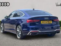 Used Audi A5 S-Line 200 HP (147 kW) 2024 Blue Hatchback