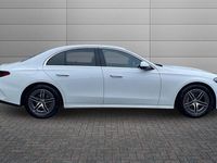 Used Mercedes E220 AMG line 197 HP (144 kW) 2025 Opalite white bright Sedan