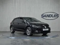 Used VW Polo R-line 115 HP (84 kW) 2018 Black Hatchback