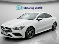 Used Mercedes CLA200 AMG line 163 HP (119 kW) 2022 White Coupe