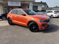 Used VW T-Roc R-line 150 HP (110 kW) 2018 Orange SUV