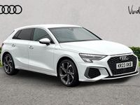 Used Audi A3 S-Line 147 HP (108 kW) 2023 White Hatchback