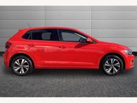 Begagnad VW Polo Match 80 HK (58 kW) 2021 Röd Halvkombi