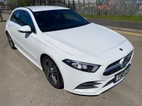 Usado Mercedes A200 AMG Line Premium 150 CV (110 kW) 2019 Blanco Utilitario