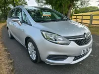 Used Vauxhall Zafira Design Edition 140 HP (102 kW) 2016 Silver MPV