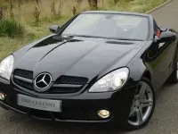 Used Mercedes SLK200 184 HP (135 kW) 2009 Black Cabriolet