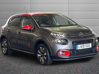 Used Citroën C3 Flair 83 HP (61 kW) 2019 Platinum grey with sport red roof Hatchback