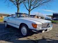 Used Mercedes SL420 1986 White Cabriolet