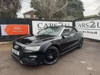 Used Audi A5 Cabriolet S-Line 190 HP (139 kW) 2016 Black Cabriolet