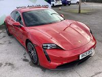 Used Porsche Taycan 419 kW (571 HP) 2021 Carmine red Sedan