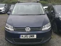 Used VW Sharan SE 140 HP (102 kW) 2015 Blue MPV
