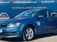 Begagnad VW Golf VII Match 2015 Blå Halvkombi