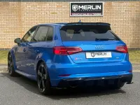 Used Audi RS3 Sportback Comfort 400 HP (294 kW) 2018 Blue Hatchback