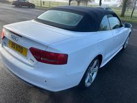 Used Audi A5 Cabriolet S-Line 2011 White Cabriolet
