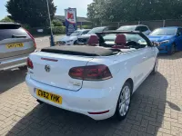 Begagnad VW Golf Cabriolet SE 2012 Vit Cab
